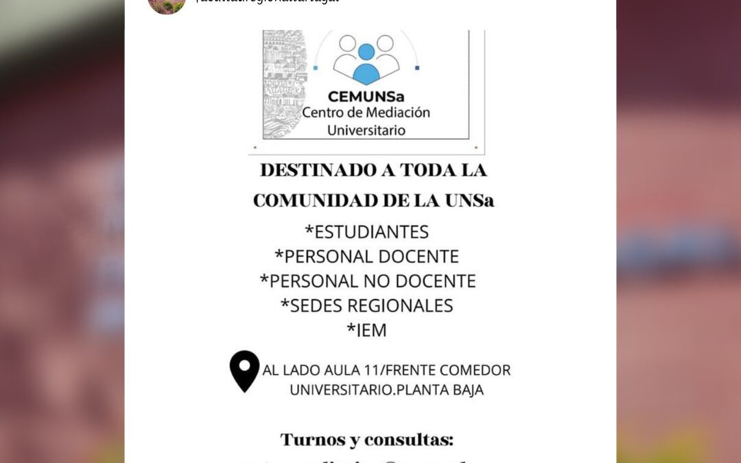 CEMUNSa – Centro de Mediación Universitario